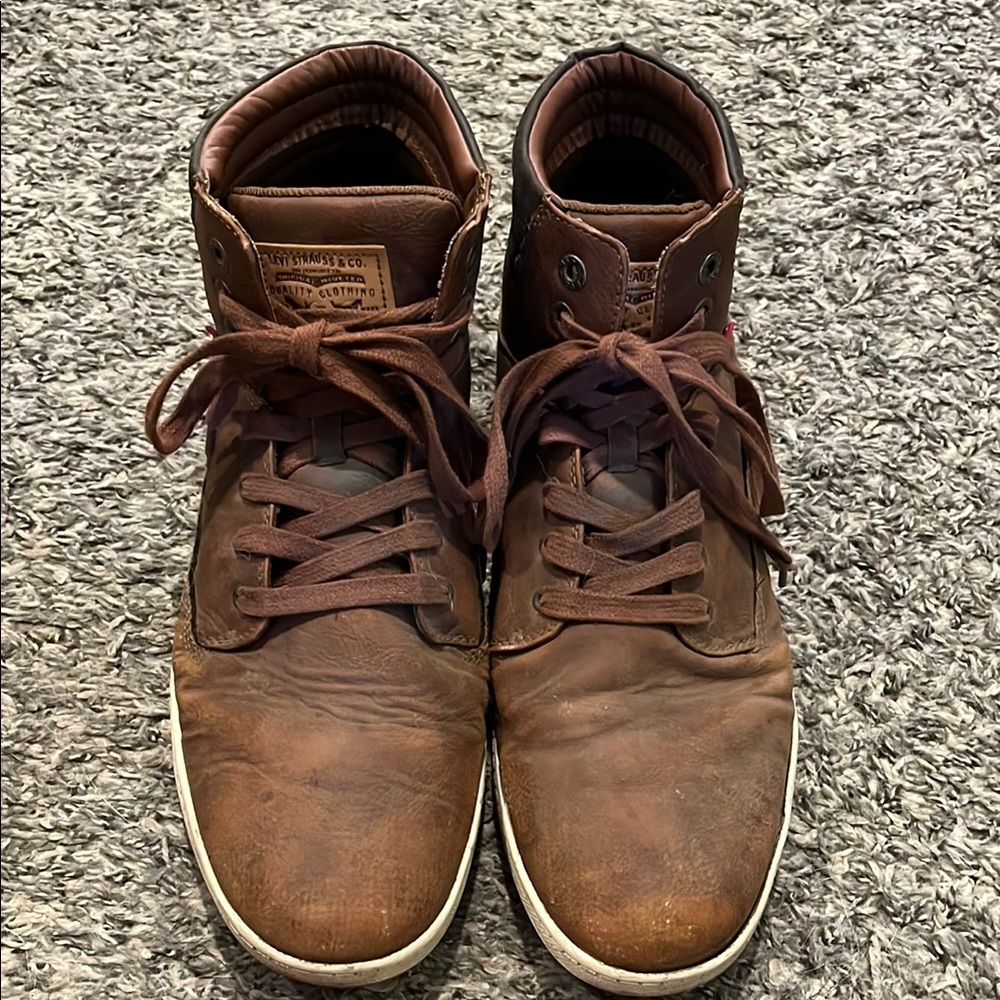 Levi's Brown Sneakers Classic Minimalist Design